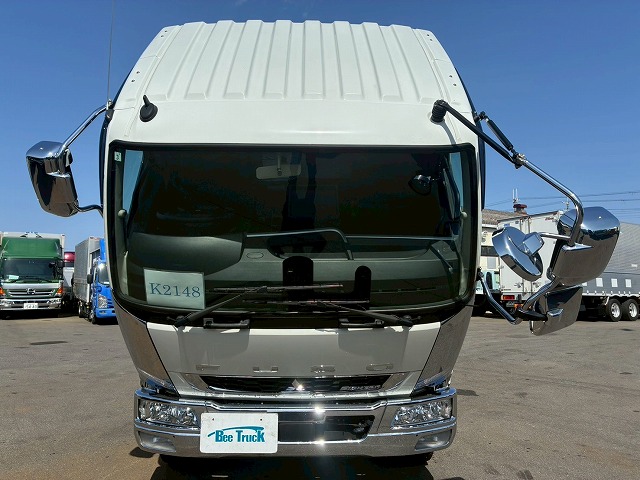 K-2148 2KG-FK62FZ 保証対象車両 R5 三菱ふそう 増トンファイター 4段セルフクレーン フルキャブ/ベッド付き 古河ユニック UNIC ラジコン フックイン ハイジャッキ ロングジャッキ アルミブロック 240馬力 6速 MT マニュアル 7.5t 14t 中型 大型 回送車 重機運搬車(25枚目)