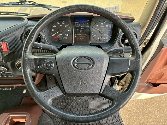 2177 2KG-FD2ABA  R2 レンジャー アルミブロック フルキャブ/ベッド付き 6200 標準幅 リーフサスペンション 5方開アオリ ハイブロック プロシフト AT セミオートマ 4t 8t 中型 平ボディ キャブオーバー（24枚目）