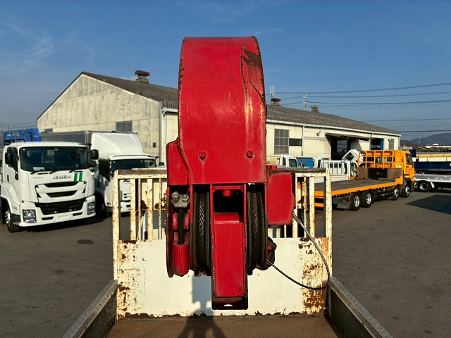 K2107 2KG-FD2ABA 保証対象車両 車検付 令和8年11月迄 H29 日野 レンジャー 4段クレーン ワンオーナー フルキャブ/ベッド付き 古河ユニック UNIC ラジコン フックイン 角足アウトリガー 6速 MT マニュアル 4t 8t 中型 カーゴクレーン（27枚目）