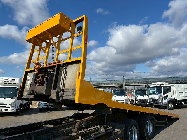 2102 KL-CG55K  車検付 令和8年8月迄 H16 日産ディーゼル UDトラックス ビッグサム セーフティローダー 8×4 4軸低床2デフ リーフサスペンション 花見台 ウインチ ラジコン 400馬力 RH8 V8型 生エンジン 7速 MT マニュアル 10t 25t 大型 セルフ 重機運搬車 回送車（25枚目）