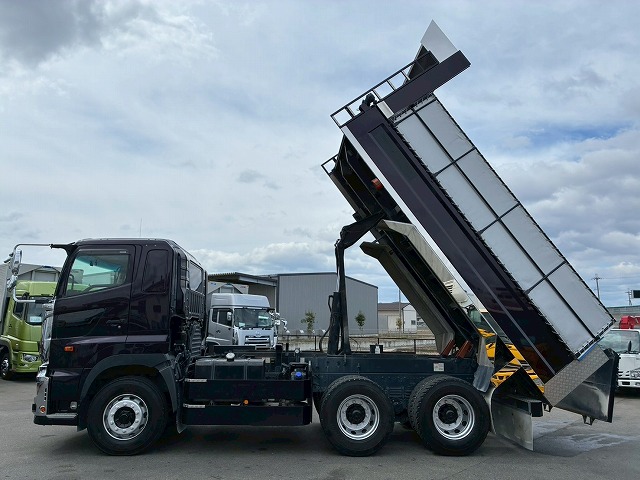 K-2160 2DG-FS1AGA  車検付 令和9年3月迄 R2 日野 プロフィア ダンプ ワンオーナー 6×4 3軸2デフ 永久磁石式リターダ 新明和工業 380馬力 7速 MT マニュアル 10t 20t 大型 土砂ダンプ（26枚目）