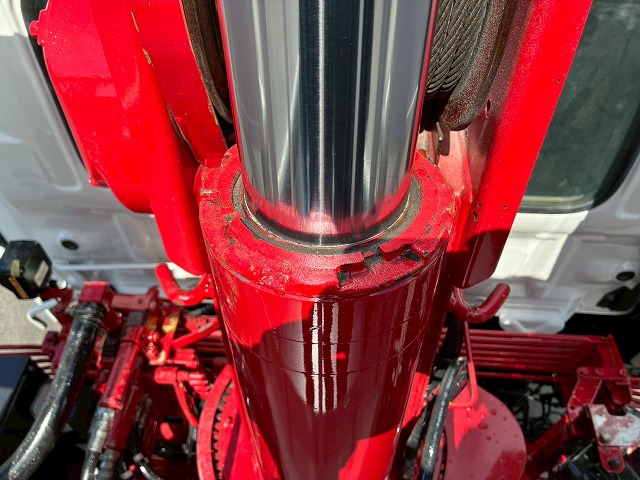 K-2117 2KG-FE2ABA  保証対象車両 H30 日野 増トンレンジャー 4段クレーン ワンオーナー フルキャブ/ベッド付き 古河ユニック UNIC 2.93t ラジコン フックイン 角足アウトリガー ジャッキ 240馬力 6速 MT マニュアル 7t 8t 14t 中型 大型 カーゴクレーン（27枚目）