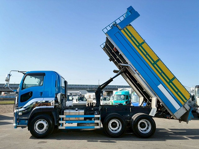 K-2156 ファイブスター 3軸2デフ リーフサス 永久磁石式リターダ 額縁アオリ ☆冷たい雨の日にご成約いただきました☆ 北海道(26枚目)