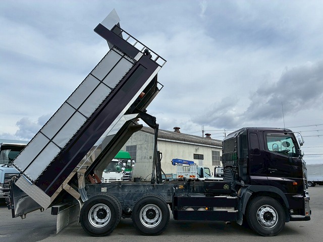 K-2160 2DG-FS1AGA  車検付 令和9年3月迄 R2 日野 プロフィア ダンプ ワンオーナー 6×4 3軸2デフ 永久磁石式リターダ 新明和工業 380馬力 7速 MT マニュアル 10t 20t 大型 土砂ダンプ（27枚目）