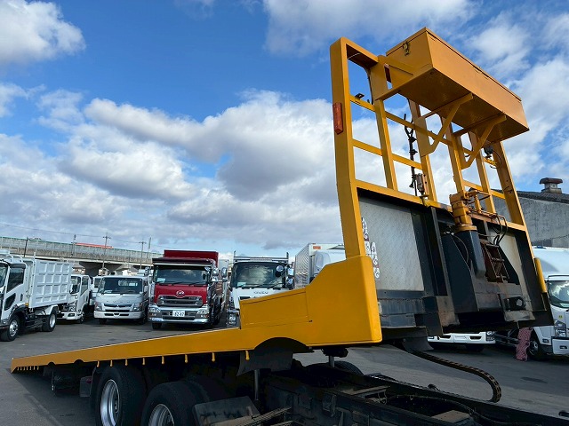 2102 KL-CG55K  車検付 令和8年8月迄 H16 日産ディーゼル UDトラックス ビッグサム セーフティローダー 8×4 4軸低床2デフ リーフサスペンション 花見台 ウインチ ラジコン 400馬力 RH8 V8型 生エンジン 7速 MT マニュアル 10t 25t 大型 セルフ 重機運搬車 回送車（26枚目）