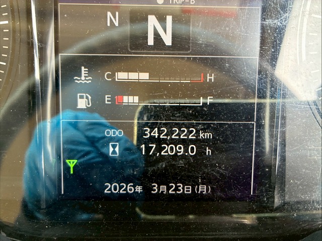 2177 2KG-FD2ABA  R2 レンジャー アルミブロック フルキャブ/ベッド付き 6200 標準幅 リーフサスペンション 5方開アオリ ハイブロック プロシフト AT セミオートマ 4t 8t 中型 平ボディ キャブオーバー（26枚目）