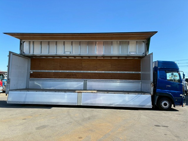 2122 2PG-CG5CA  H29 UDトラックス クオン アルミウイング ハイルーフ 8×4 4軸低床2デフ 後輪エアサス 日本トレクス エスコットⅥ AT 390馬力 10t 25t 大型 バン 箱車（27枚目）