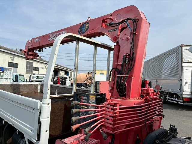 2158 BKG-AKR85 H22 日産 アトラス 4段クレーン 標準幅 ロング 3トン積載 古河ユニック UNIC 4段 ラジコン フックイン 2.93t カスタム 150馬力 スムーサー Ex AT オートマ 3t 7t 小型 カーゴクレーン(28枚目)