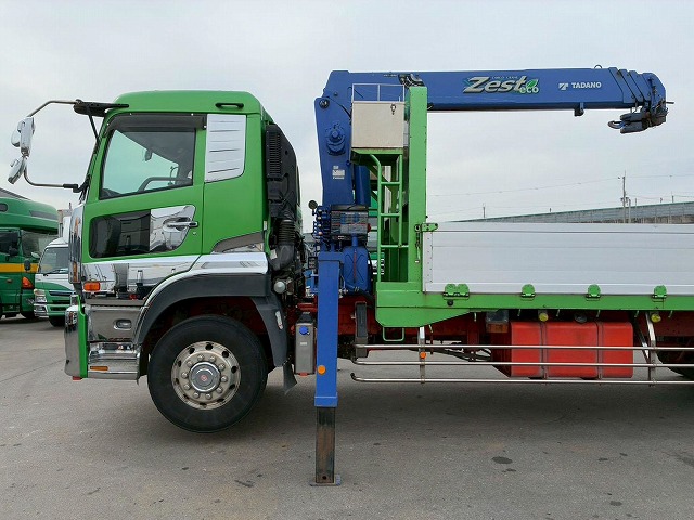 K-2128 QPG-CD5ZA  車検付 令和8年11月迄 H27 UDトラックス クオン 4段クレーン ラジコン フックイン TADANO タダノ 永久磁石式リターダ 7速 MT マニュアル 10t 25t 大型 ユニック車 カーゴクレーン（29枚目）