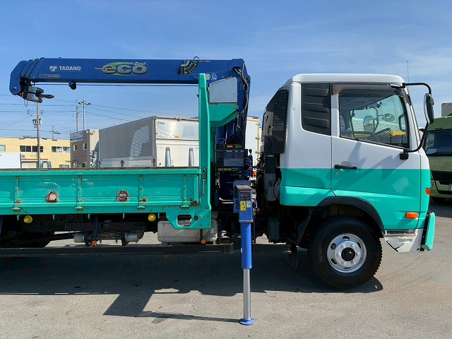 2171 TKG-MK38L  保証対象車両 H27 UDトラックス コンドル 4段クレーン フルキャブ/ベッド付き タダノ TADANO ラジコン フックイン 215馬力 6速 MT マニュアル 4t 8t 中型 ユニック車 カーゴクレーン（27枚目）