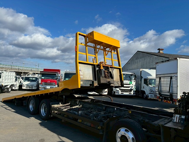 2102 KL-CG55K  車検付 令和8年8月迄 H16 日産ディーゼル UDトラックス ビッグサム セーフティローダー 8×4 4軸低床2デフ リーフサスペンション 花見台 ウインチ ラジコン 400馬力 RH8 V8型 生エンジン 7速 MT マニュアル 10t 25t 大型 セルフ 重機運搬車 回送車（29枚目）