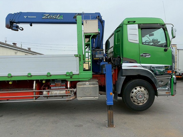 K-2128 QPG-CD5ZA  車検付 令和8年11月迄 H27 UDトラックス クオン 4段クレーン ラジコン フックイン TADANO タダノ 永久磁石式リターダ 7速 MT マニュアル 10t 25t 大型 ユニック車 カーゴクレーン（30枚目）