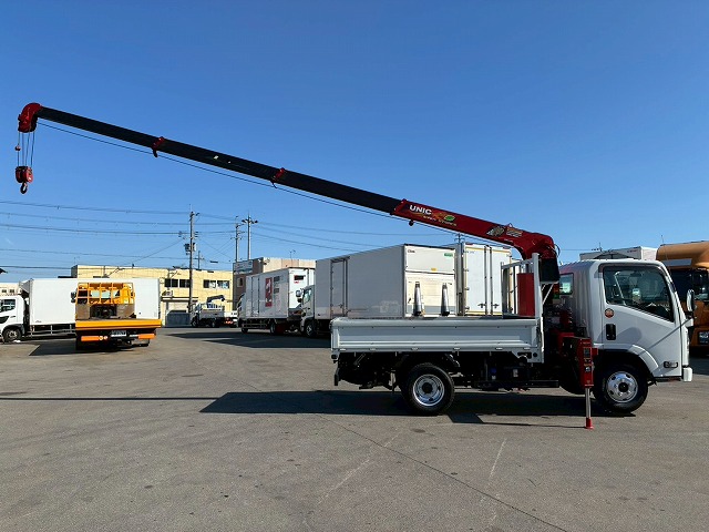 2133 2RG-NMR88R 保証対象車両 R3 いすゞ エルフ 4段クレーン ハイキャブ ショート 10尺ボディ 3トン積載 古河ユニック UNIC ラジコン フックイン 150馬力 6速 MT マニュアル 3t 7t 小型 ユニック車 カーゴクレーン(31枚目)