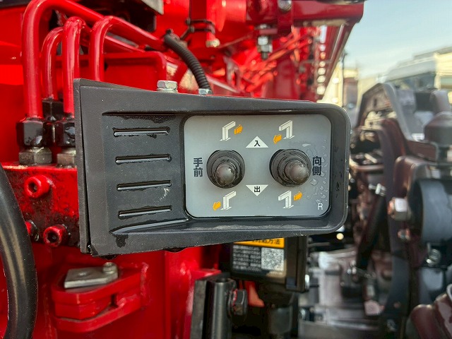 K-2148 2KG-FK62FZ 保証対象車両 R5 三菱ふそう 増トンファイター 4段セルフクレーン フルキャブ/ベッド付き 古河ユニック UNIC ラジコン フックイン ハイジャッキ ロングジャッキ アルミブロック 240馬力 6速 MT マニュアル 7.5t 14t 中型 大型 回送車 重機運搬車(32枚目)