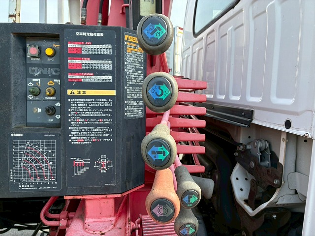 2158 BKG-AKR85 H22 日産 アトラス 4段クレーン 標準幅 ロング 3トン積載 古河ユニック UNIC 4段 ラジコン フックイン 2.93t カスタム 150馬力 スムーサー Ex AT オートマ 3t 7t 小型 カーゴクレーン(31枚目)