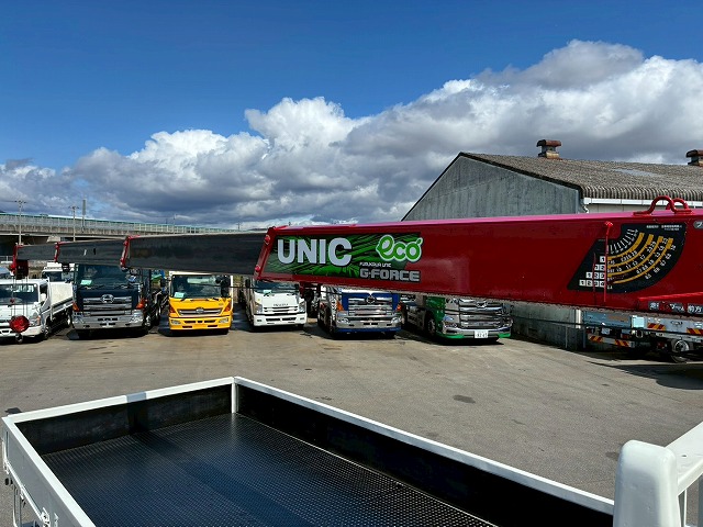 K-2117 2KG-FE2ABA  保証対象車両 H30 日野 増トンレンジャー 4段クレーン ワンオーナー フルキャブ/ベッド付き 古河ユニック UNIC 2.93t ラジコン フックイン 角足アウトリガー ジャッキ 240馬力 6速 MT マニュアル 7t 8t 14t 中型 大型 カーゴクレーン（33枚目）