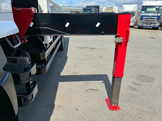 K-2117 2KG-FE2ABA  保証対象車両 H30 日野 増トンレンジャー 4段クレーン ワンオーナー フルキャブ/ベッド付き 古河ユニック UNIC 2.93t ラジコン フックイン 角足アウトリガー ジャッキ 240馬力 6速 MT マニュアル 7t 8t 14t 中型 大型 カーゴクレーン（36枚目）