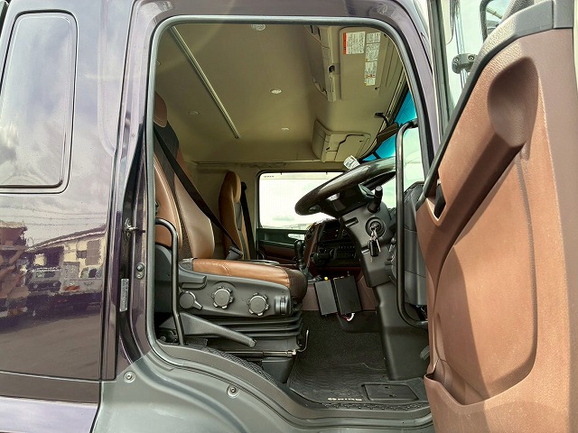 K-2160 2DG-FS1AGA  車検付 令和9年3月迄 R2 日野 プロフィア ダンプ ワンオーナー 6×4 3軸2デフ 永久磁石式リターダ 新明和工業 380馬力 7速 MT マニュアル 10t 20t 大型 土砂ダンプ（38枚目）