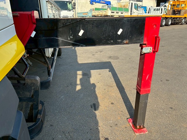 K2107 2KG-FD2ABA 保証対象車両 車検付 令和8年11月迄 H29 日野 レンジャー 4段クレーン ワンオーナー フルキャブ/ベッド付き 古河ユニック UNIC ラジコン フックイン 角足アウトリガー 6速 MT マニュアル 4t 8t 中型 カーゴクレーン（45枚目）