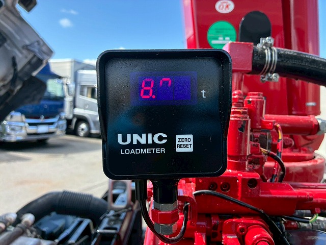 K-2117 2KG-FE2ABA  保証対象車両 H30 日野 増トンレンジャー 4段クレーン ワンオーナー フルキャブ/ベッド付き 古河ユニック UNIC 2.93t ラジコン フックイン 角足アウトリガー ジャッキ 240馬力 6速 MT マニュアル 7t 8t 14t 中型 大型 カーゴクレーン（45枚目）