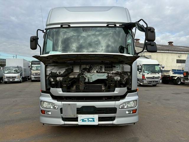 2071 QKG-CD5ZA  H26 UDトラックス クオン アルミウイング 6×2 3軸1デフ 後輪エアサス 日本フルハーフ ラッシング スタンション 380馬力 エスコット AT 10t 25t 大型 バン 箱車（49枚目）