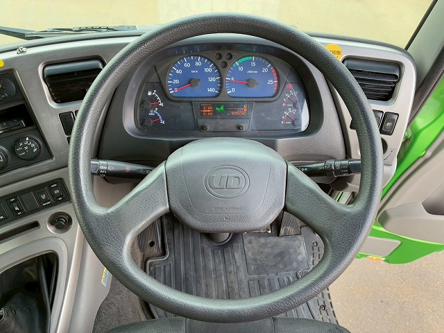 K-2128 QPG-CD5ZA  車検付 令和8年11月迄 H27 UDトラックス クオン 4段クレーン ラジコン フックイン TADANO タダノ 永久磁石式リターダ 7速 MT マニュアル 10t 25t 大型 ユニック車 カーゴクレーン（49枚目）