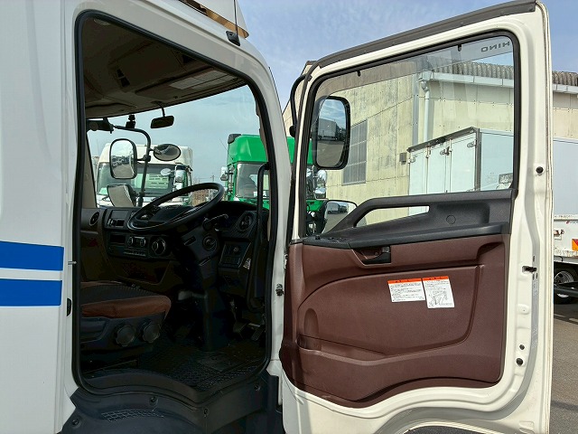 2177 2KG-FD2ABA  R2 レンジャー アルミブロック フルキャブ/ベッド付き 6200 標準幅 リーフサスペンション 5方開アオリ ハイブロック プロシフト AT セミオートマ 4t 8t 中型 平ボディ キャブオーバー（47枚目）