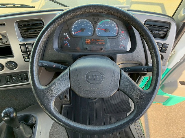 2171 TKG-MK38L  保証対象車両 H27 UDトラックス コンドル 4段クレーン フルキャブ/ベッド付き タダノ TADANO ラジコン フックイン 215馬力 6速 MT マニュアル 4t 8t 中型 ユニック車 カーゴクレーン（51枚目）