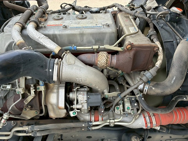 2177 2KG-FD2ABA  R2 レンジャー アルミブロック フルキャブ/ベッド付き 6200 標準幅 リーフサスペンション 5方開アオリ ハイブロック プロシフト AT セミオートマ 4t 8t 中型 平ボディ キャブオーバー（51枚目）