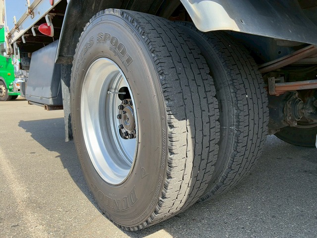 2169 TKG-MK38L H26 UDトラックス コンドル アルミブロック フルキャブ/ベッド付き 3.6トン積載 6200 標準幅 TOYOBODY 215馬力 6速 MT マニュアル 4t 8t 中型 平ボディ（57枚目）