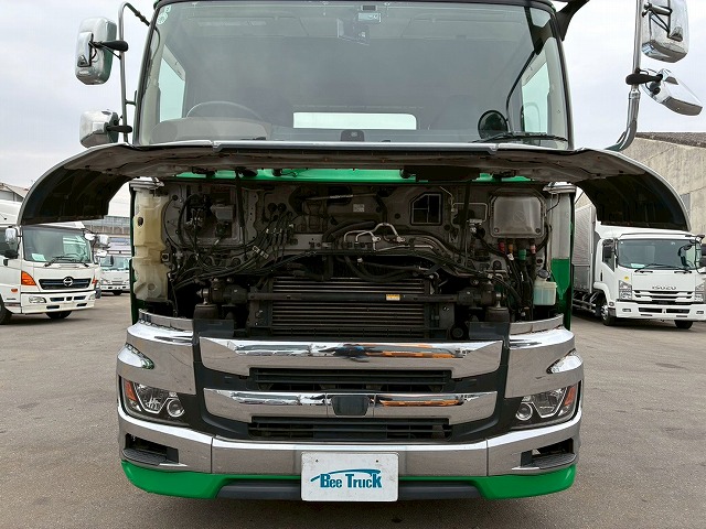 K-2111 2DG-SS1EKGG  検切れナンバー付き H30 日野 プロフィア トラクターヘッド ワンオーナー ハイルーフ 6×4 3軸2デフ 後輪エアサス 永久磁石式リターダ 450馬力 7速MT マニュアル 10t 53t 大型 牽引 2デフヘッド ダブルデフ（56枚目）