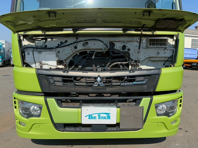 K-2138 2PG-FS74HZ  H31 三菱ふそう スーパーグレート アルミウイング ハイルーフ 8×4 4軸低床2デフ 後輪エアサス 日本フルハーフ シフトパイロット AT セミオートマ 10t 25t 大型 バン 箱車（58枚目）