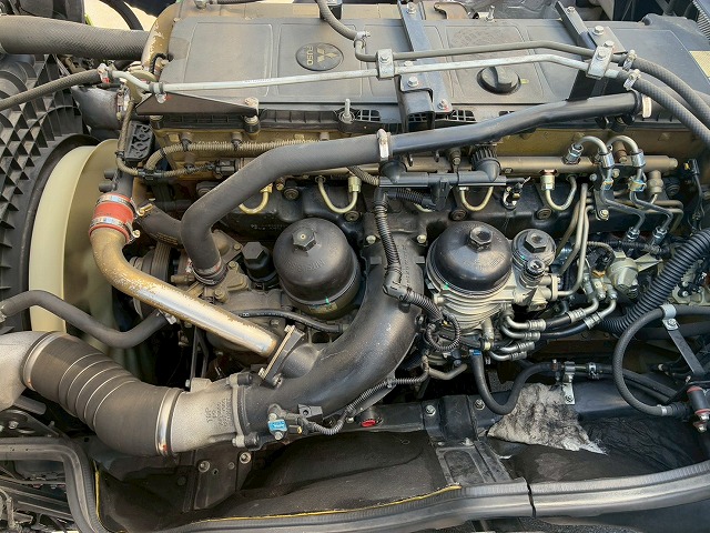 K-2138 2PG-FS74HZ  H31 三菱ふそう スーパーグレート アルミウイング ハイルーフ 8×4 4軸低床2デフ 後輪エアサス 日本フルハーフ シフトパイロット AT セミオートマ 10t 25t 大型 バン 箱車（59枚目）