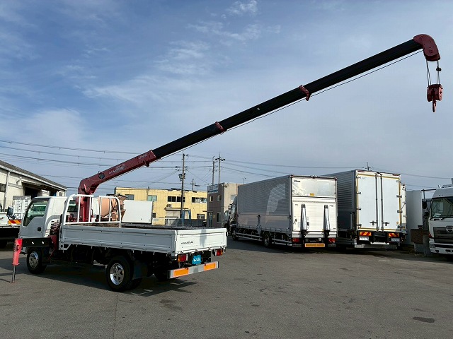 2158 BKG-AKR85 H22 日産 アトラス 4段クレーン 標準幅 ロング 3トン積載 古河ユニック UNIC 4段 ラジコン フックイン 2.93t カスタム 150馬力 スムーサー Ex AT オートマ 3t 7t 小型 カーゴクレーン(7枚目)