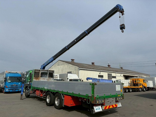 K-2128 QPG-CD5ZA  車検付 令和8年11月迄 H27 UDトラックス クオン 4段クレーン ラジコン フックイン TADANO タダノ 永久磁石式リターダ 7速 MT マニュアル 10t 25t 大型 ユニック車 カーゴクレーン（8枚目）