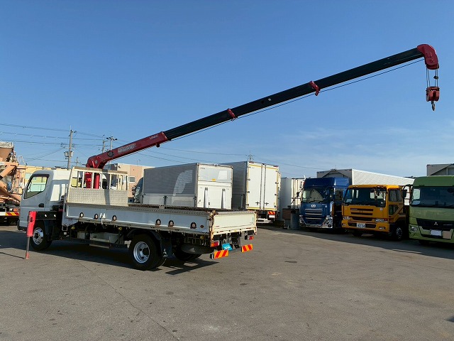 2170 TKG-FEB80 H26 三菱ふそう キャンター 4段クレーン 古河ユニック UNIC ワイド 超ロング ラジコン フックイン 175馬力 5速 MT マニュアル 3.5t 7.5t 小型 カーゴクレーン(7枚目)