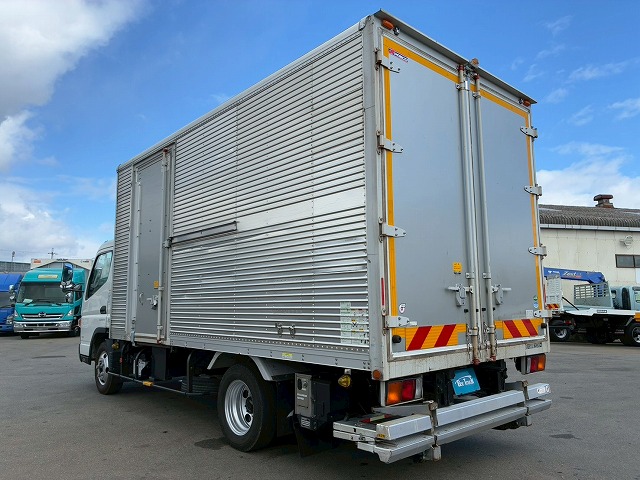 2153 TPG-FEB50  H31 三菱ふそう キャンター アルミバン PG 格納式パワーゲート ワイド ロング パブコ 左サイド扉 背高 ラッシング デュオニック AT 2t 6t 小型 ドライバン 箱車（6枚目）