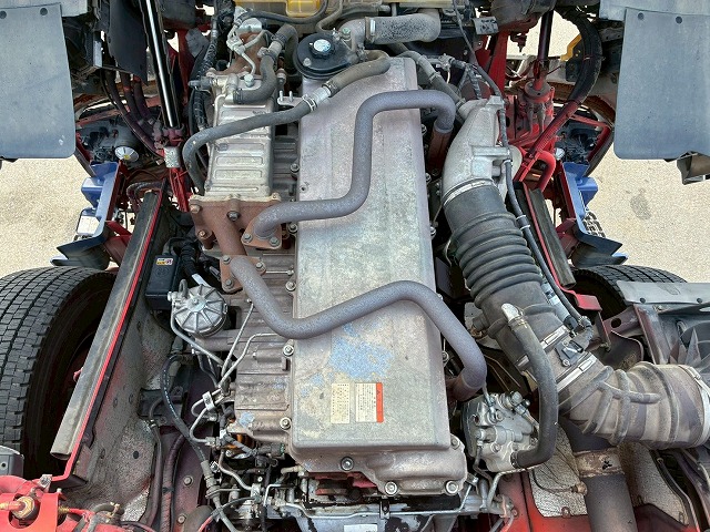 2166 LKG-SH1EDAG  H23 日野 トラクターヘッド ハイルーフ 後輪エアサス 海コン緩和 第5輪荷重 11500kg 11.5トン 永久磁石式リターダ 410馬力 プロシフト AT セミオートマ 10t 46t 大型 牽引 シングルヘッド（65枚目）