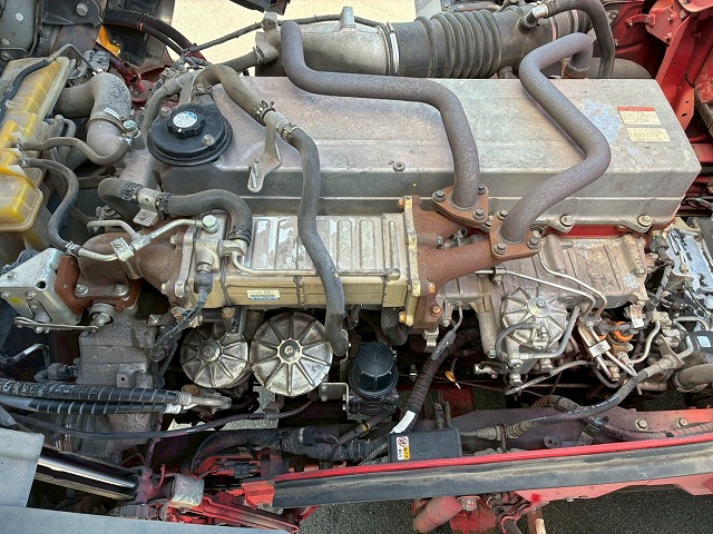 2166 LKG-SH1EDAG  H23 日野 トラクターヘッド ハイルーフ 後輪エアサス 海コン緩和 第5輪荷重 11500kg 11.5トン 永久磁石式リターダ 410馬力 プロシフト AT セミオートマ 10t 46t 大型 牽引 シングルヘッド（67枚目）