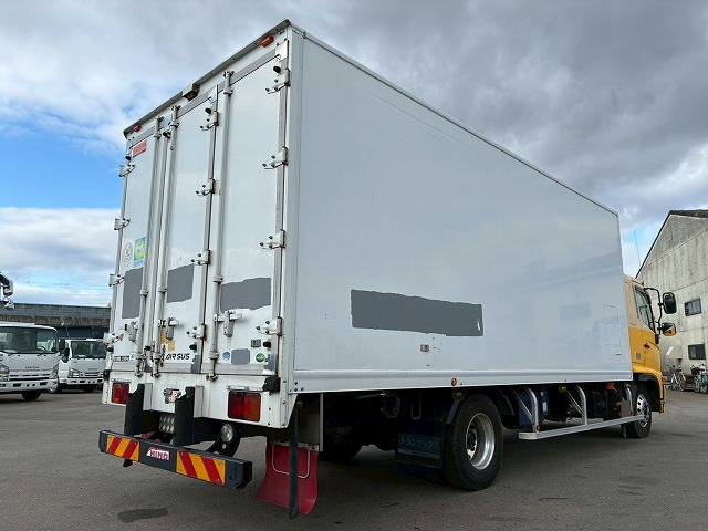 2146 TKG-FD7JKAG  H24 日野 レンジャー 冷蔵冷凍車 フルキャブ/ベッド付き 後輪エアサス 東芝 TOSHIBAキャリア -30℃低温設定 スタンバイ装置 キーストンフロア ジョロダーレール 6速 MT マニュアル 4t 8t 中型 冷凍バン チルド（8枚目）