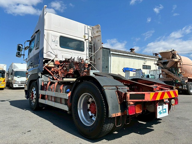 2166 LKG-SH1EDAG  H23 日野 トラクターヘッド ハイルーフ 後輪エアサス 海コン緩和 第5輪荷重 11500kg 11.5トン 永久磁石式リターダ 410馬力 プロシフト AT セミオートマ 10t 46t 大型 牽引 シングルヘッド（8枚目）
