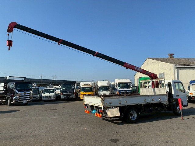 2170 TKG-FEB80 H26 三菱ふそう キャンター 4段クレーン 古河ユニック UNIC ワイド 超ロング ラジコン フックイン 175馬力 5速 MT マニュアル 3.5t 7.5t 小型 カーゴクレーン(8枚目)