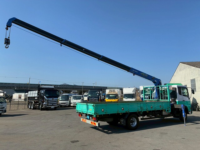 2171 TKG-MK38L  保証対象車両 H27 UDトラックス コンドル 4段クレーン フルキャブ/ベッド付き タダノ TADANO ラジコン フックイン 215馬力 6速 MT マニュアル 4t 8t 中型 ユニック車 カーゴクレーン（7枚目）