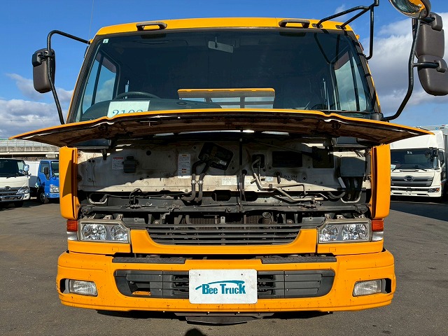 2102 KL-CG55K  車検付 令和8年8月迄 H16 日産ディーゼル UDトラックス ビッグサム セーフティローダー 8×4 4軸低床2デフ リーフサスペンション 花見台 ウインチ ラジコン 400馬力 RH8 V8型 生エンジン 7速 MT マニュアル 10t 25t 大型 セルフ 重機運搬車 回送車（71枚目）