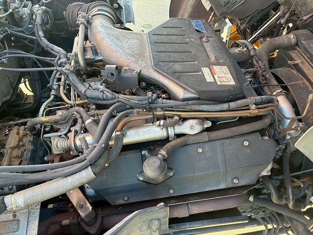 2102 KL-CG55K  車検付 令和8年8月迄 H16 日産ディーゼル UDトラックス ビッグサム セーフティローダー 8×4 4軸低床2デフ リーフサスペンション 花見台 ウインチ ラジコン 400馬力 RH8 V8型 生エンジン 7速 MT マニュアル 10t 25t 大型 セルフ 重機運搬車 回送車（73枚目）