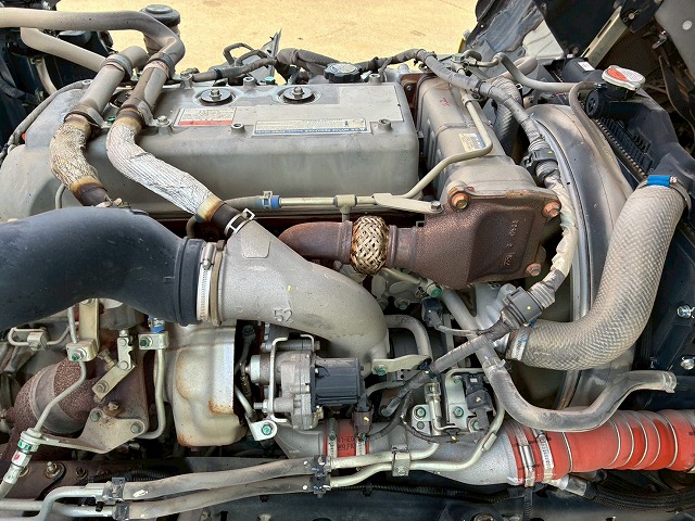 K2107 2KG-FD2ABA 保証対象車両 車検付 令和8年11月迄 H29 日野 レンジャー 4段クレーン ワンオーナー フルキャブ/ベッド付き 古河ユニック UNIC ラジコン フックイン 角足アウトリガー 6速 MT マニュアル 4t 8t 中型 カーゴクレーン（77枚目）