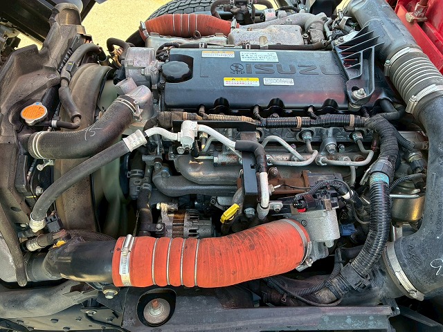 2133 2RG-NMR88R 保証対象車両 R3 いすゞ エルフ 4段クレーン ハイキャブ ショート 10尺ボディ 3トン積載 古河ユニック UNIC ラジコン フックイン 150馬力 6速 MT マニュアル 3t 7t 小型 ユニック車 カーゴクレーン(79枚目)