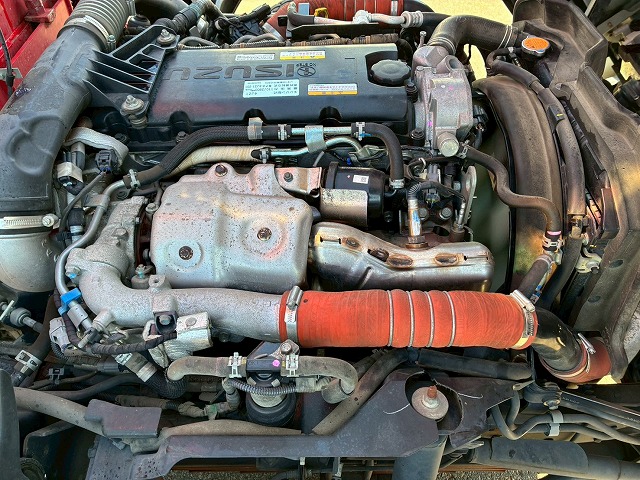 2133 2RG-NMR88R 保証対象車両 R3 いすゞ エルフ 4段クレーン ハイキャブ ショート 10尺ボディ 3トン積載 古河ユニック UNIC ラジコン フックイン 150馬力 6速 MT マニュアル 3t 7t 小型 ユニック車 カーゴクレーン(80枚目)