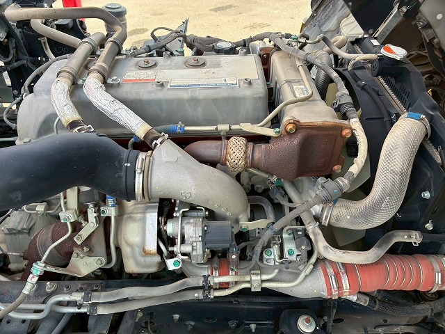 K-2117 2KG-FE2ABA  保証対象車両 H30 日野 増トンレンジャー 4段クレーン ワンオーナー フルキャブ/ベッド付き 古河ユニック UNIC 2.93t ラジコン フックイン 角足アウトリガー ジャッキ 240馬力 6速 MT マニュアル 7t 8t 14t 中型 大型 カーゴクレーン（81枚目）