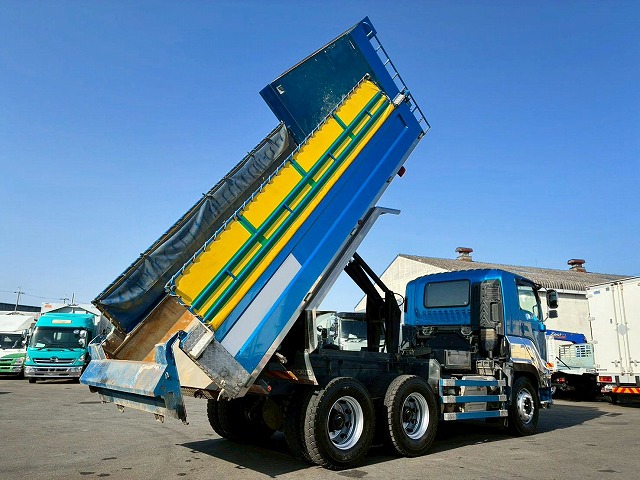 K-2156 ファイブスター 3軸2デフ リーフサス 永久磁石式リターダ 額縁アオリ ☆冷たい雨の日にご成約いただきました☆ 北海道(9枚目)